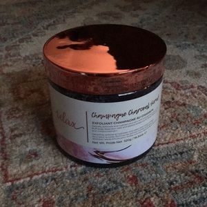 Manna Kadar’s Relax Champagne Charcoal Scrub
